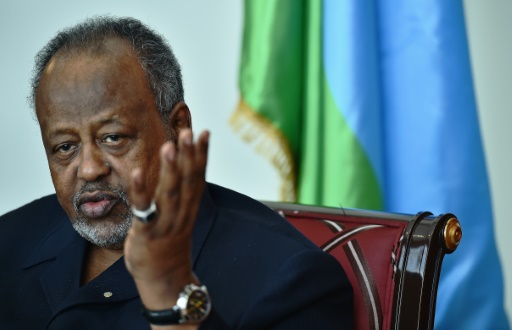 Le président Ismaël Omar Guelleh le 6 mai 2015 à Djibouti © CARL DE SOUZA AFP/Archives