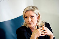 Marine Le Pen sera-t-elle prise dans la deferlante des Panama Papers ? (C)Chamussy/SIPA