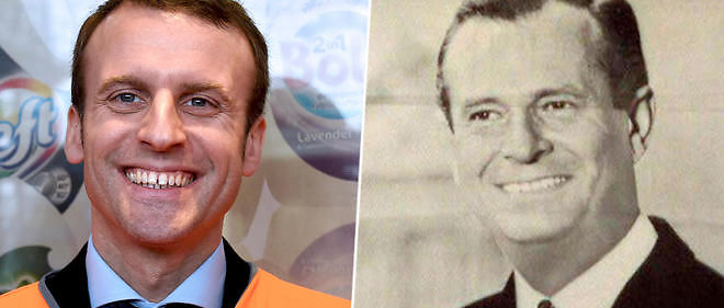 La ressemblance entre Macron et Lecanuet est parfois frappante. 