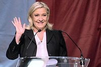 La présidente du Front national, Marine Le Pen. ©DENIS CHARLET