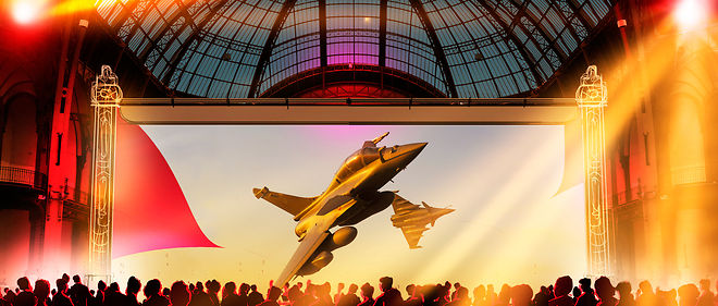Le   show << La conquete de l'air >> se deroule au Grand Palais a Paris jusqu'au 14 avril prochain.