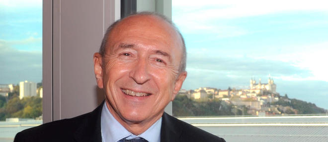 Gerard Collomb, senateur maire PS de Lyon, president de  la Metropole de Lyon.