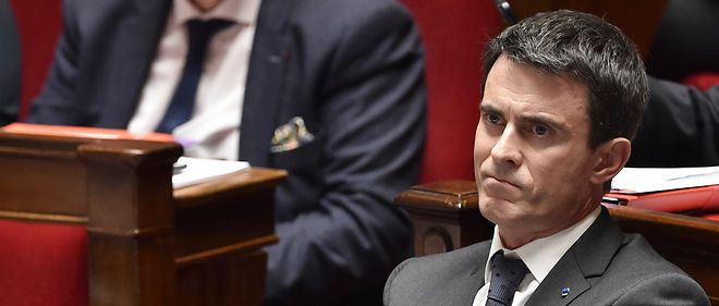 Manuel Valls a l'Assemblee nationale. Image d'illustration.
