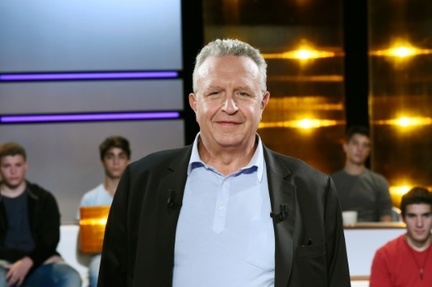 Michel Field le 11 septembre 2014 dans les studios de TF1 a Saint-Denis