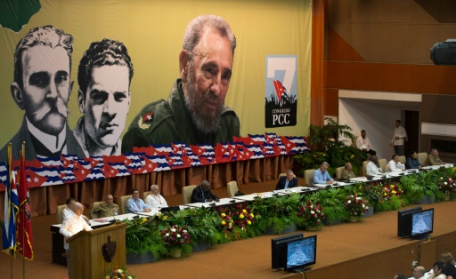 Vue générale du Congrès du Parti communiste cubain à la Havane le 16 avril 2016 sur une photo diffusée par le site officiel cubain www.cubadebate.cu © ISMAEL FRANCISCO Cuba Debate/AFP