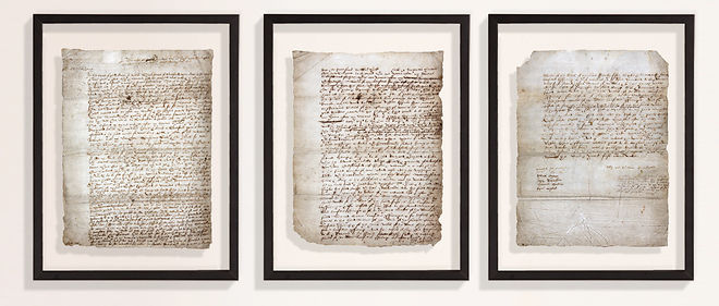 Le testament de Shakespeare : un document rare, emouvant et signe par le prestigieux dramaturge...