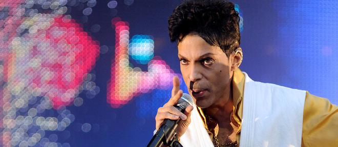 Prince lors de sa performance au Stade de France en 2011.