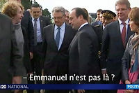 Zapping du &quot;Point&quot; - Fran&ccedil;ois Hollande &agrave; Chartres : &quot;Emmanuel n'est pas l&agrave; ?&quot;