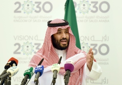 Le prince Mohammed ben Salmane a Ryad le 25 avril 2016