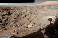 Image arretee du nouveau panorama martien a 360 degres devoile par la Nasa.