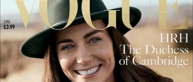 Pour son centenaire, le "Vogue" britannique met la duchesse de Cambridge a la une.