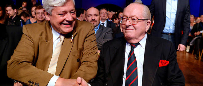 Bruno Gollnisch est reste fidele a Jean-Marie Le Pen malgre la rupture avec sa fille.
 