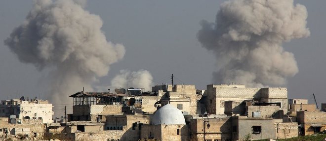 Le nord de la Syrie a ete bombarde par les forces kurdes.