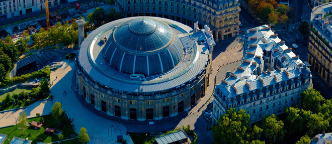 L'ancienne Bourse de commerce de Paris, futur nouveau centre d'art contemporain de la capitale.