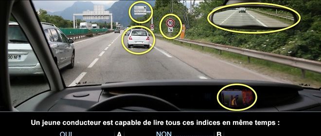 code de la route enfant devant