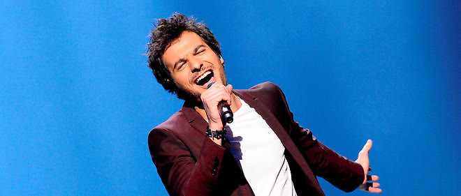 Le chanteur Amir represente la France avec son titre "J'ai cherche" lors de la 61e edition de l'Eurovision en direct de Stockholm samedi 14 mai. 