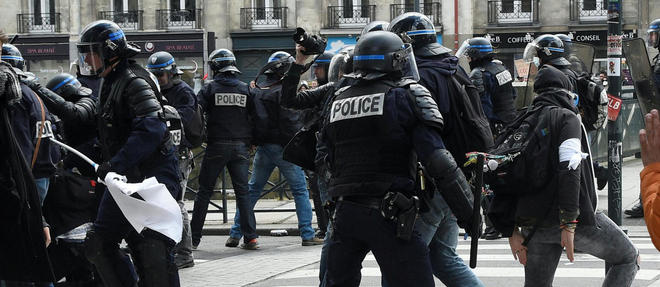 Un rapport de l'ONU s'inquiete de "l'usage excessif de la force" employee par la police en France. 