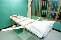 Une chambre destinée à la peine de mort, aux États-Unis. Image d'illustration.