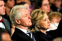 Bill et Hillary Clinton, un couple bientôt de nouveau au pouvoir ? ©MIKE SEGAR