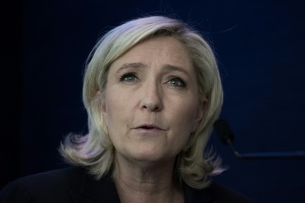 La presidente du Front National (FN) Marine Le Pen a Paris, le 17 mai 2016