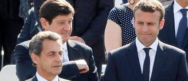 Nicolas Sarkozy et  Emmanuel Macron, même stratégie et même combat ? ©PHILIPPE WOJAZER