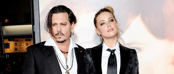 Johnny Depp et Amber Heard, ici en novembre 2015.