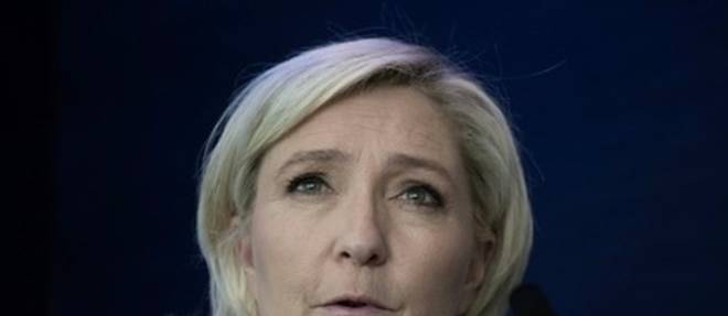 La presidente du Front National (FN) Marine Le Pen a Paris, le 17 mai 2016