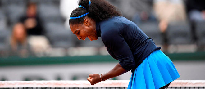 La numero 1 mondiale Serena Williams qualifiee pour la finale de Roland-Garros.