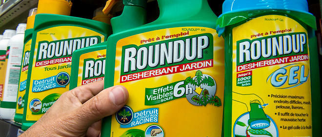 Emballage Roundup, pesticide produit par Monsanto, dans un magasin de Lille (photo d'illustration)
