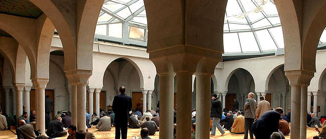 A l'interieur de la grande mosquee du Petit-Saconnex, a Geneve (photo d'illustration).
