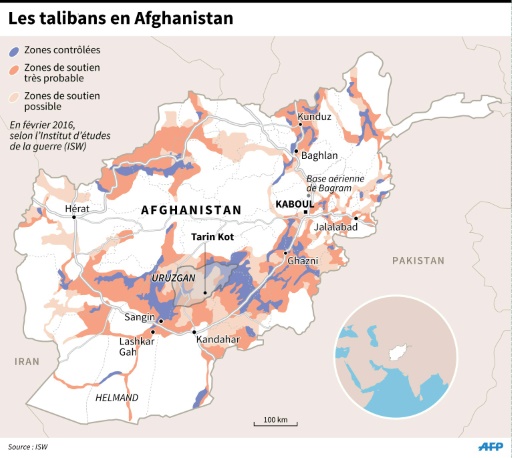 Les talibans en Afghanistan © Adrian LEUNG, Gal ROMA AFP