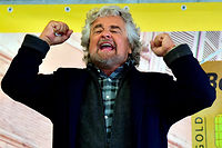 Beppe Grillo, le fondateur du mouvement 5 étoiles.  ©GIUSEPPE CACACE