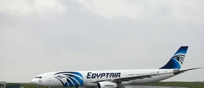 Un Airbus A330 d'EgyptAir, le 19 mai 2016 a Roissy-Charles-de-Gaulle