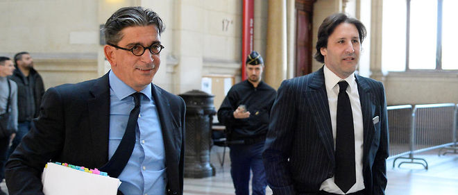 Le financier Arnaud Mimran accompagne de son avocat, Jean-Marc Fedida.