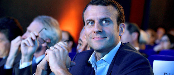 Le ministre de l'Economie Emmanuel Macron tiendra le premier grand meeting de son mouvement En marche ! mardi soir a La Mutualite.