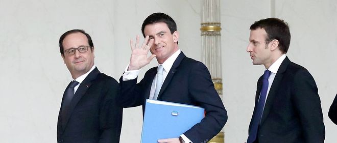 Le Premier ministre Manuel Valls et le ministre de l'Economie Emmanuel Macron se livrent a une guerre sans merci. Et Francois Hollande ne semble pas vraiment vouloir arbitrer...