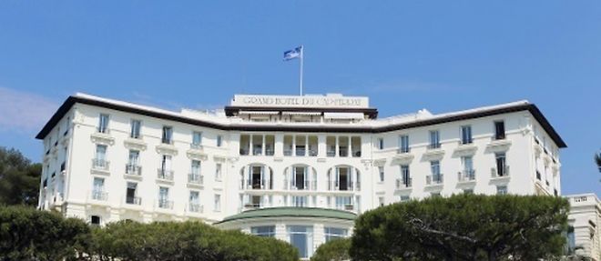 Le Grand hotel de Saint-Jean-Cap-Ferrat, pres de Nice, le 6 mai 2011