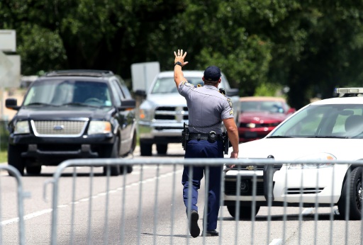 Un policier à Baton Rouge (Louisiane), le 17 juillet 2016 © Sean Gardner GETTY IMAGES NORTH AMERICA/AFP