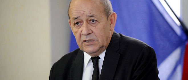 Le ministre de la Defense Jean-Yves Le Drian.