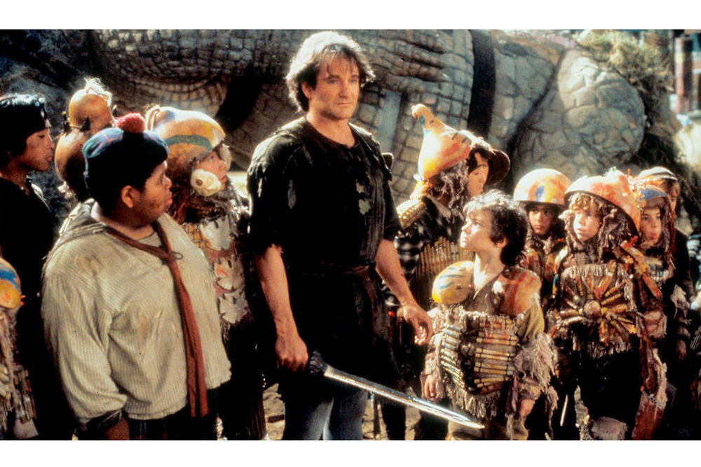 Robin Williams, Peter Pan vieilli dans Hook ou la Revanche du capitaine Crochet (1991)