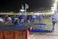 Le carnage du 14 juillet a fait 84 morts sur la promenade des Anglais à Nice. 
 
©Cyril Dodergny