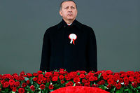 Le président turc Recep Tayyip Erdogan a annoncé mercredi soir l'instauration de l'état d'urgence pour trois mois.  ©Murat Cetinmuhurdar/Turkish Pres
