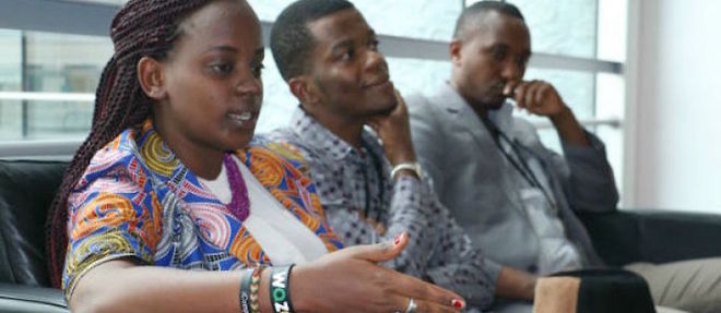 Dacia, Alain et Armel, le trio fondateur du site Yaga au Burundi.