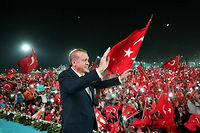 Turquie : d&eacute;monstration de force pour les pro-Erdogan