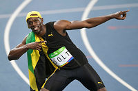 JO 2016 : &quot;l'&eacute;clair&quot; Usain Bolt conserve son titre olympique &agrave; Rio