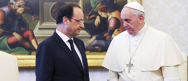 Francois Hollande avait deja rencontre le pape Francois en janvier 2014. 