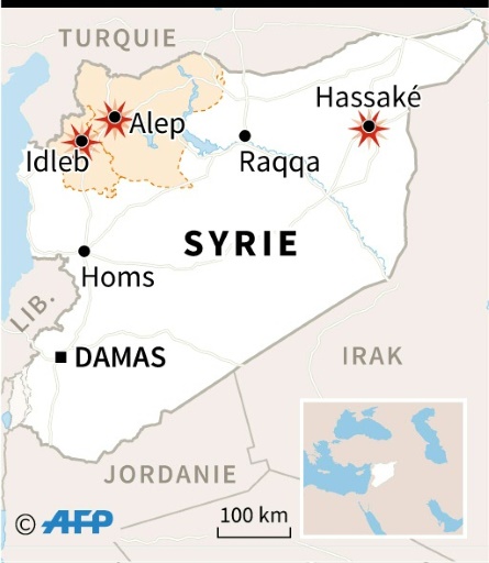 Syrie: les bombardements du régime et de la Russie © Iris ROYER DE VERICOURT AFP