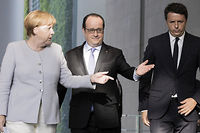 Hollande, Merkel et Renzi ont rendez-vous pour relancer l'UE