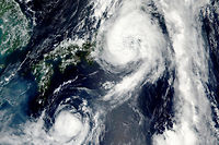 Japon : un mort apr&egrave;s le passage du typhon Mindulle