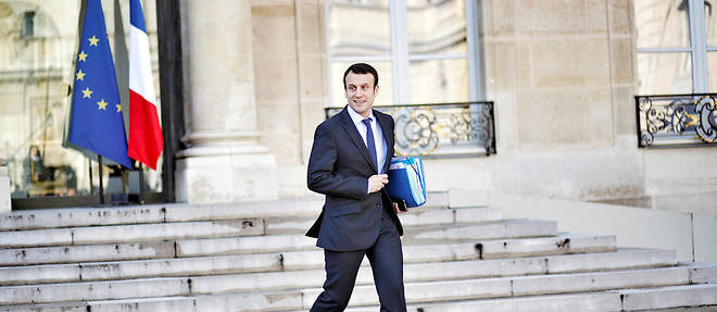 Le ministre de l'Economie Emmanuel Macron a decide de quitter le gouvernement.